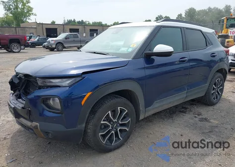 2022 Chevrolet Trailblazer Awd Activ из США, поврежденный, VIN KL79MSSL3NB139871